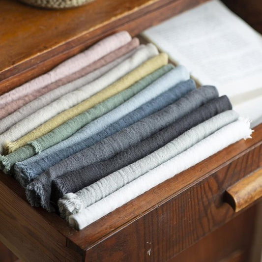 Stoffserviette doppelt gewebt anthrazit - Ib Laursen