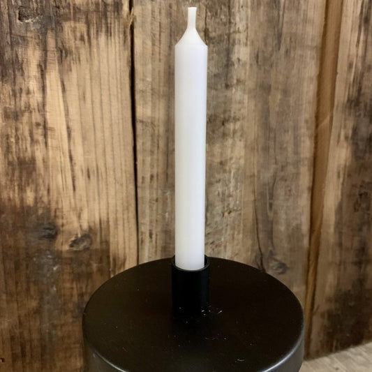 Stabkerze weiß 11 x 1 cm