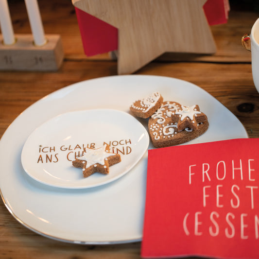 Weihnachtsteller "Christkind" - Räder