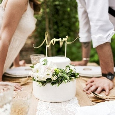 Cake Topper "Love" gold