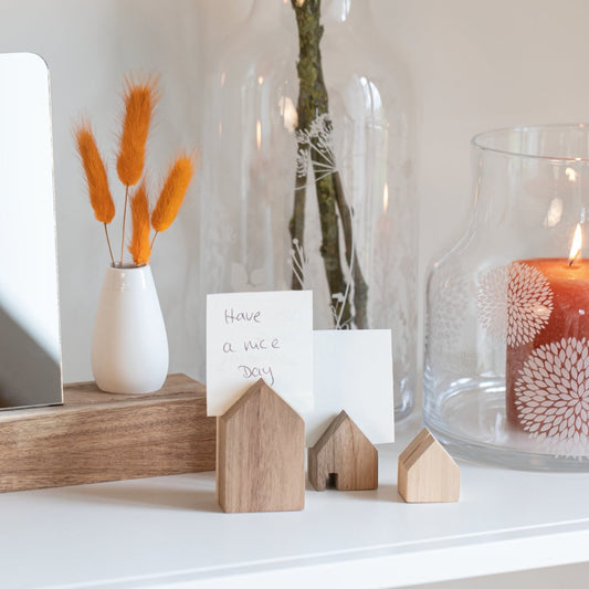 Haushalt Karten-/ Fotohalter "Set aus 3" - Räder