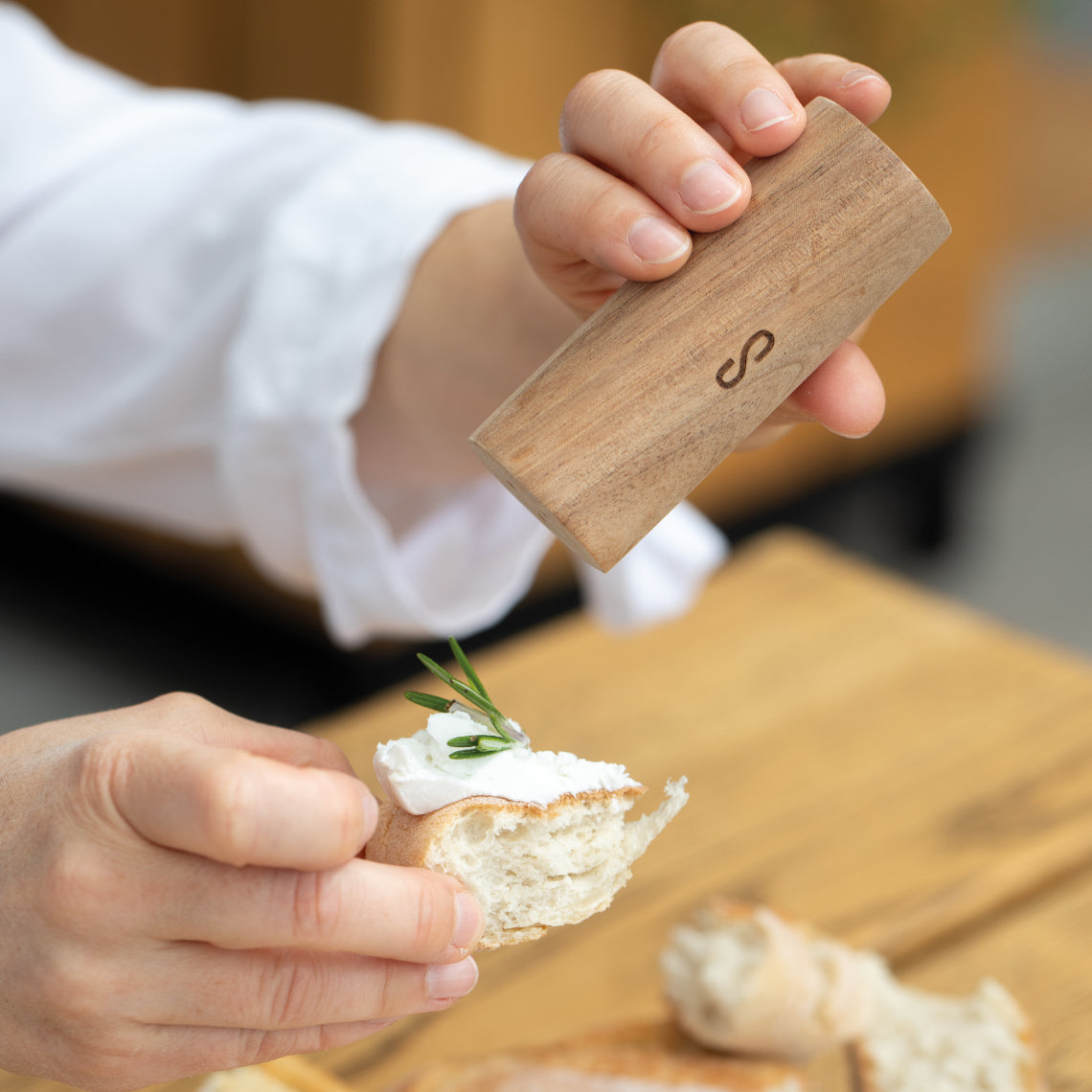 Salz und Pfeffer Streuer Set - Räder