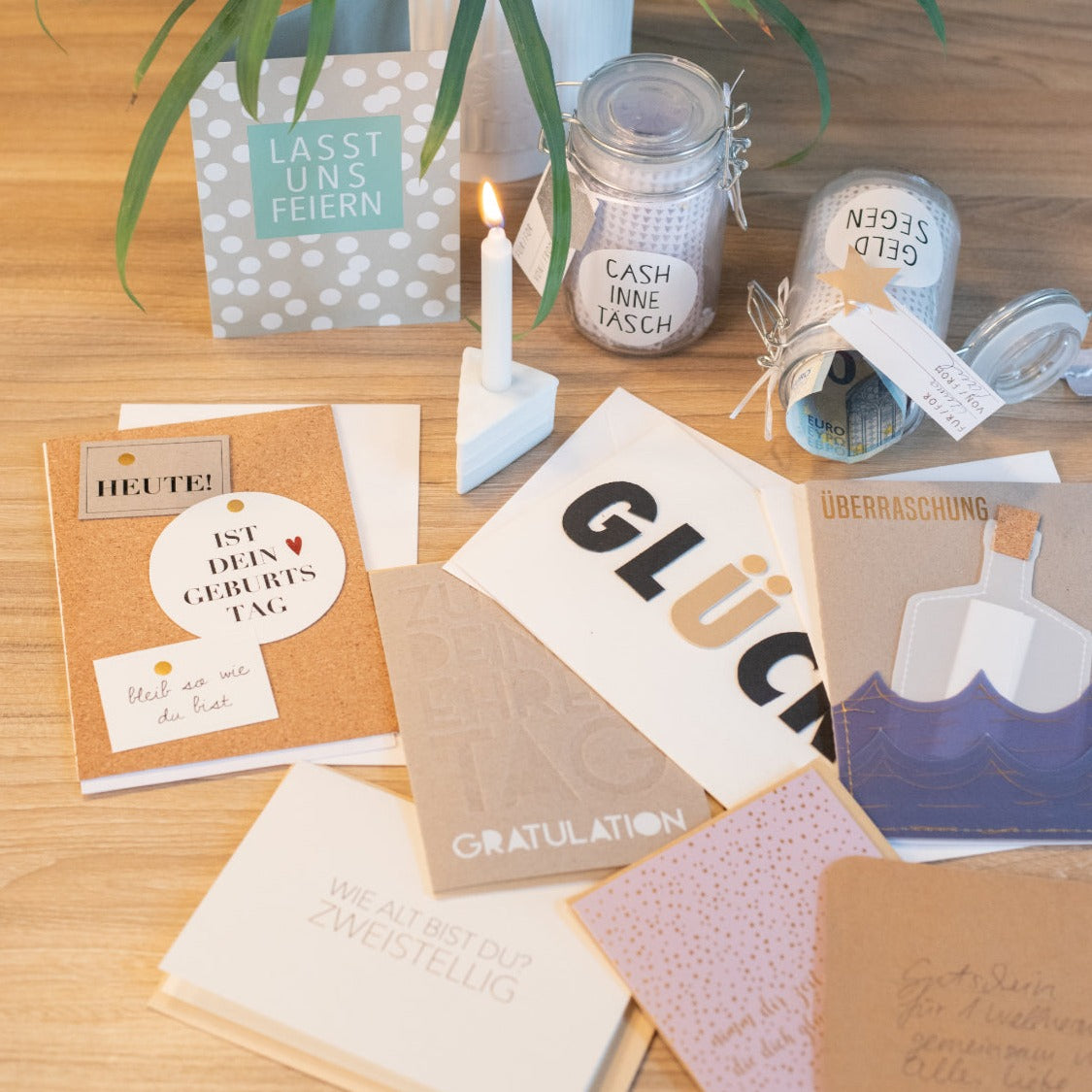 Korkkarte "Heute ist dein Geburtstag" - Räder