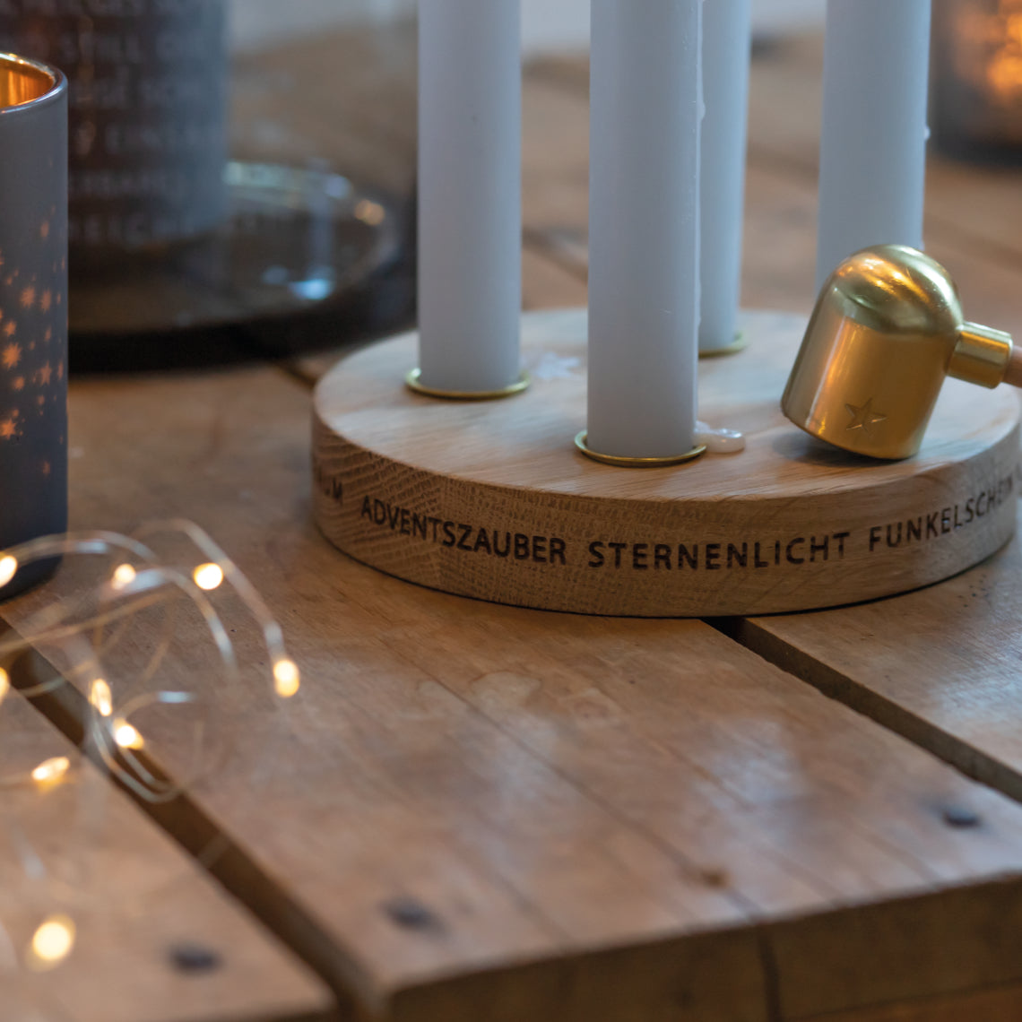 Lichtholz "Adventszauber" - Räder