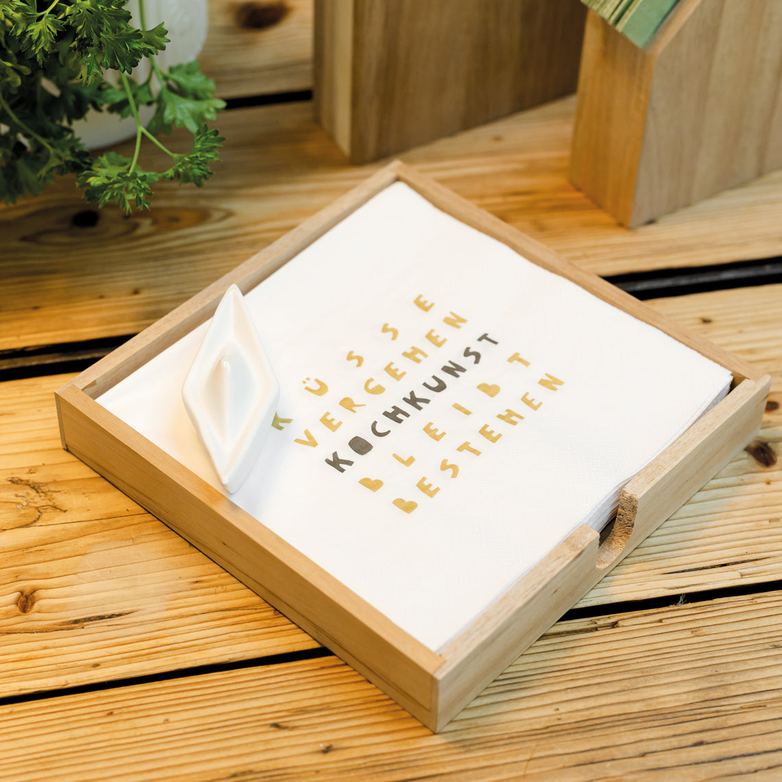 Servietten "Küsse vergehen" - Räder