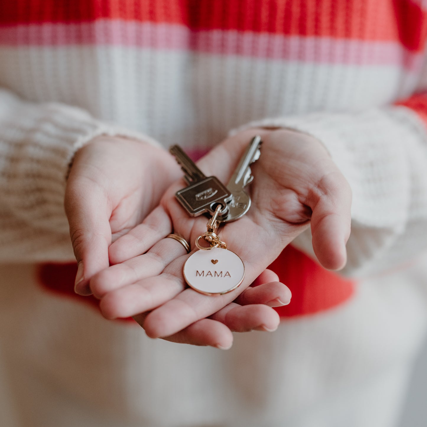 Schlüsselanhänger "Mama" - Eulenschnitt