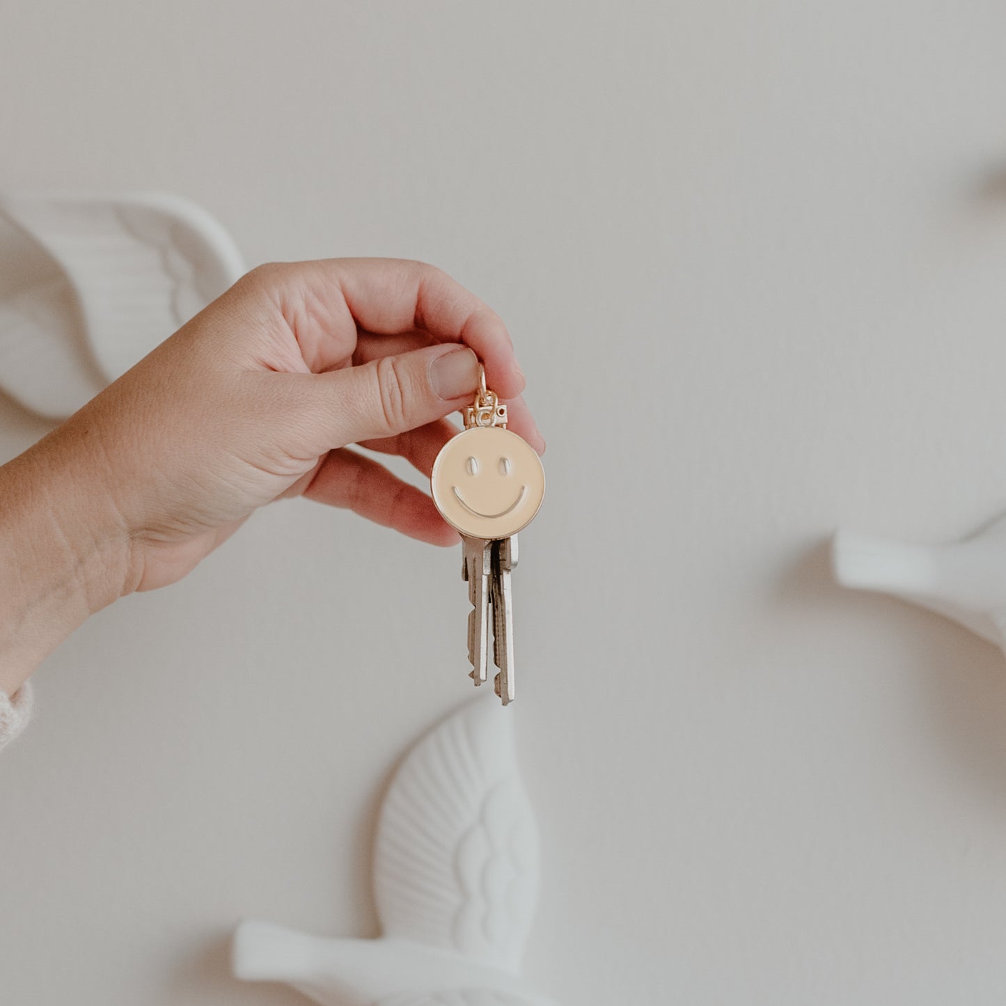 Schlüsselanhänger Smiley - Eulenschnitt