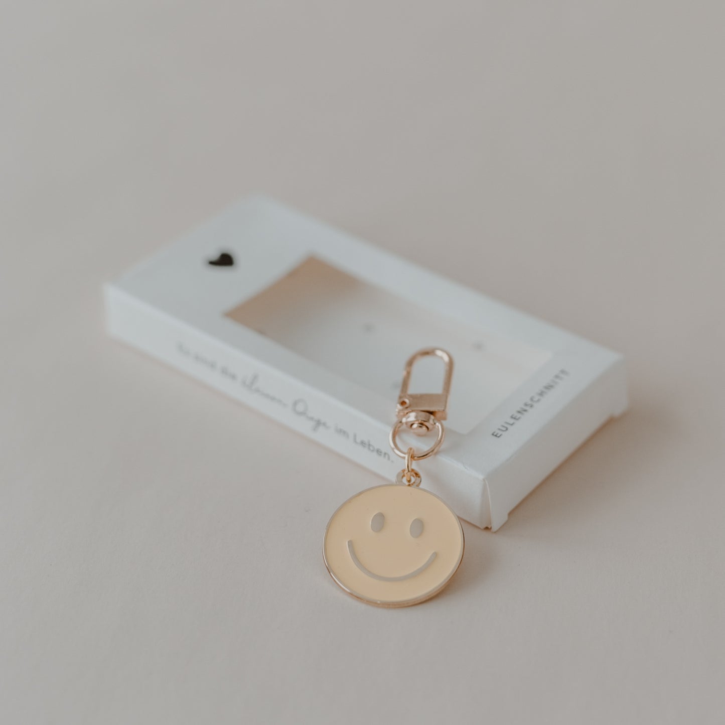 Schlüsselanhänger Smiley - Eulenschnitt