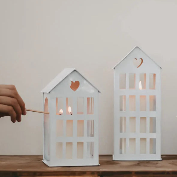 SPAR SET: 2 x Metallhaus mit Herz von Eulenschnitt