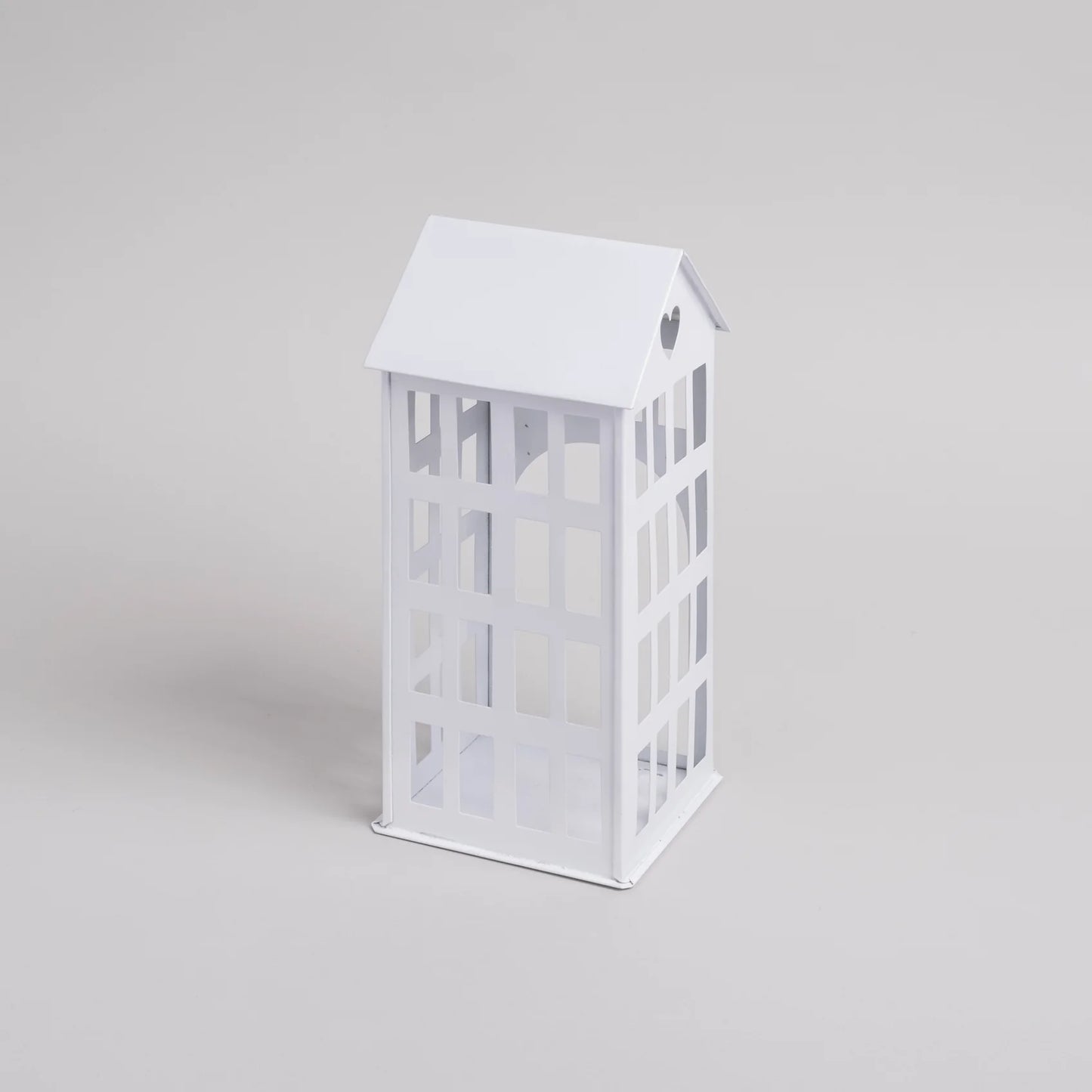 Metallhaus groß weiß - Eulenschnitt