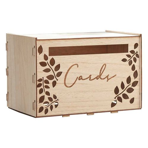 Hochzeitskarten-Box aus Holz