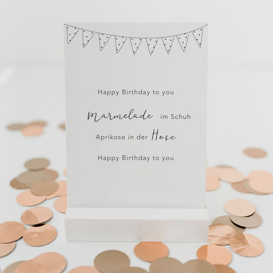 Spruchkarte "Marmelade" - Eulenschnitt