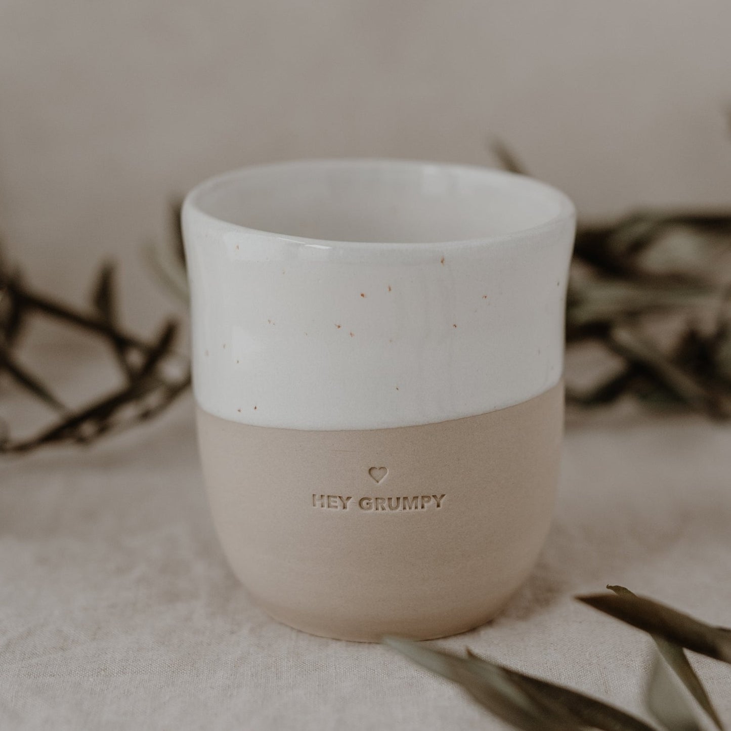 Becher Hey Grumpy - Eulenschnitt