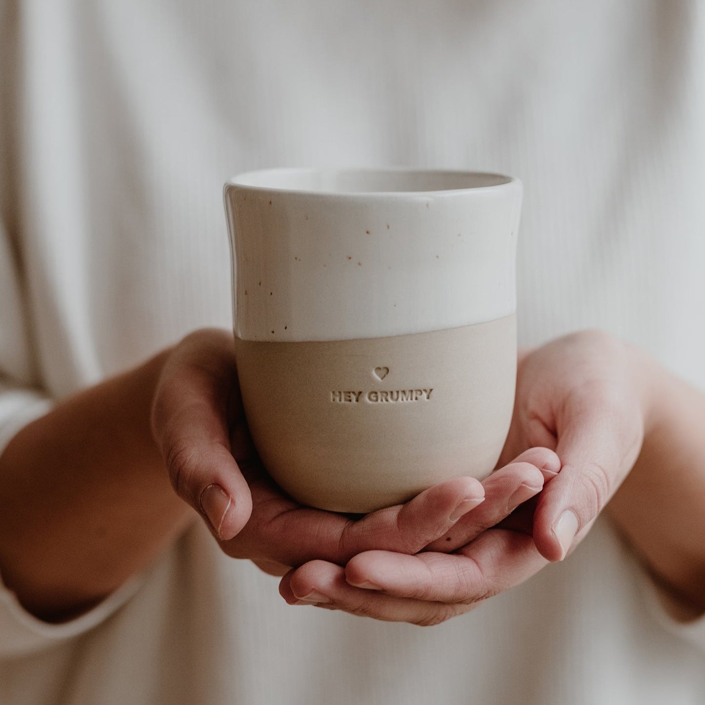 Becher Hey Grumpy - Eulenschnitt