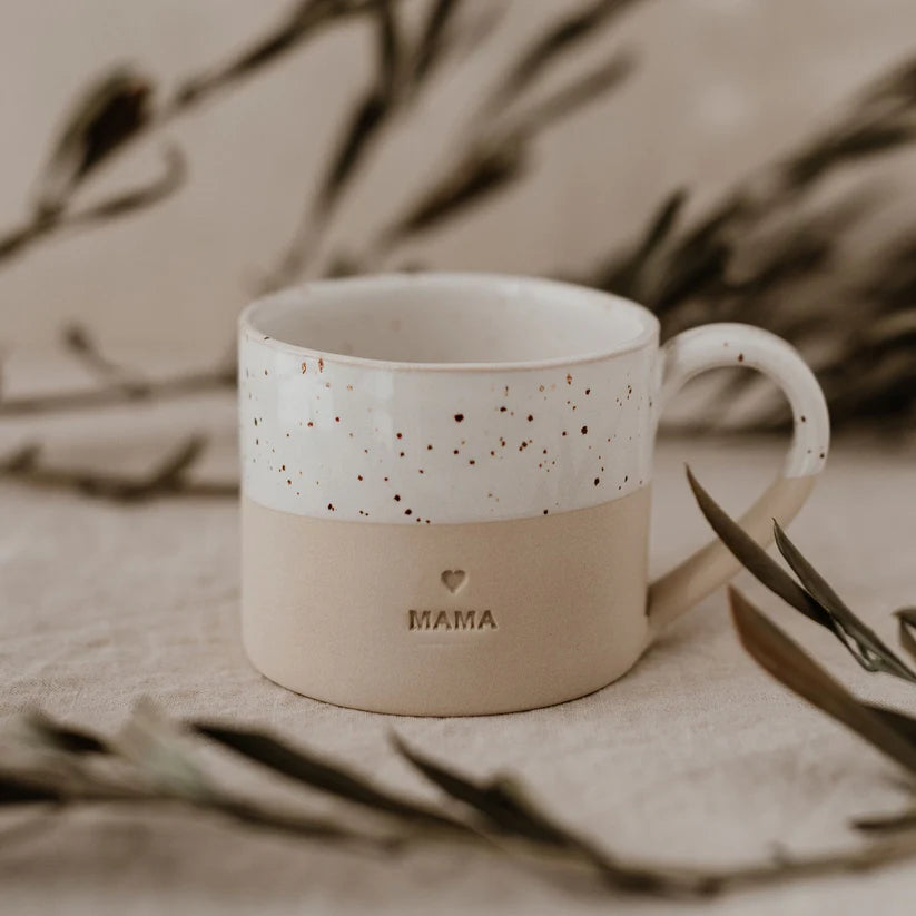 Muttertagsgeschenk-Set aus Tasse & Schlüsselanhänger - Eulenschnitt