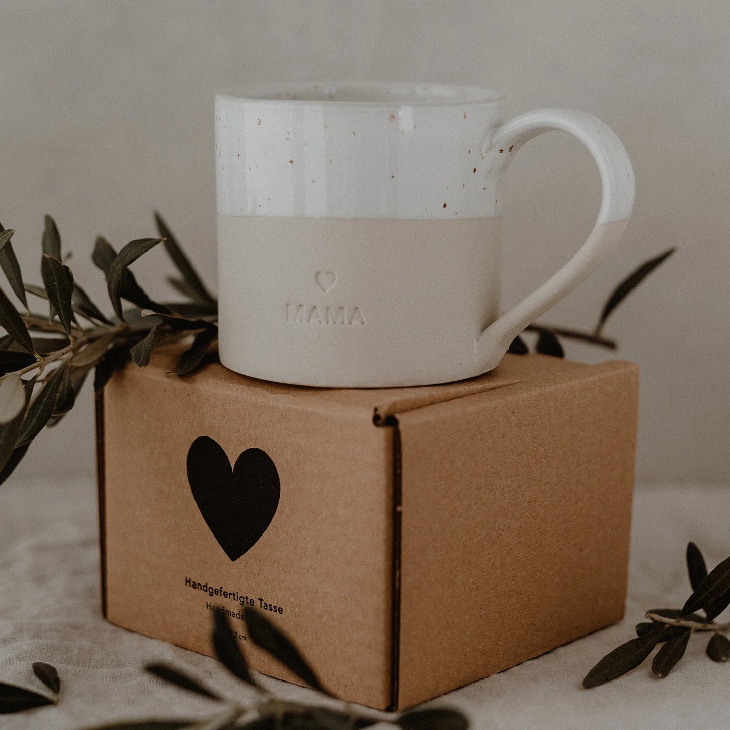 Große Tasse Mama - Eulenschnitt