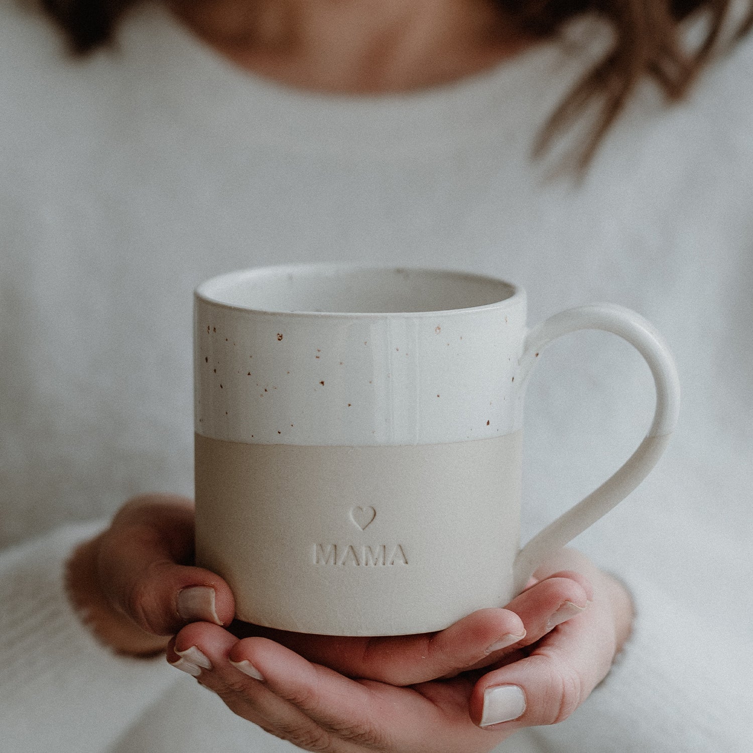 Große Tasse Mama - Eulenschnitt
