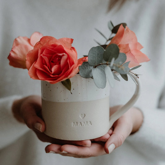 Große Tasse Mama - Eulenschnitt