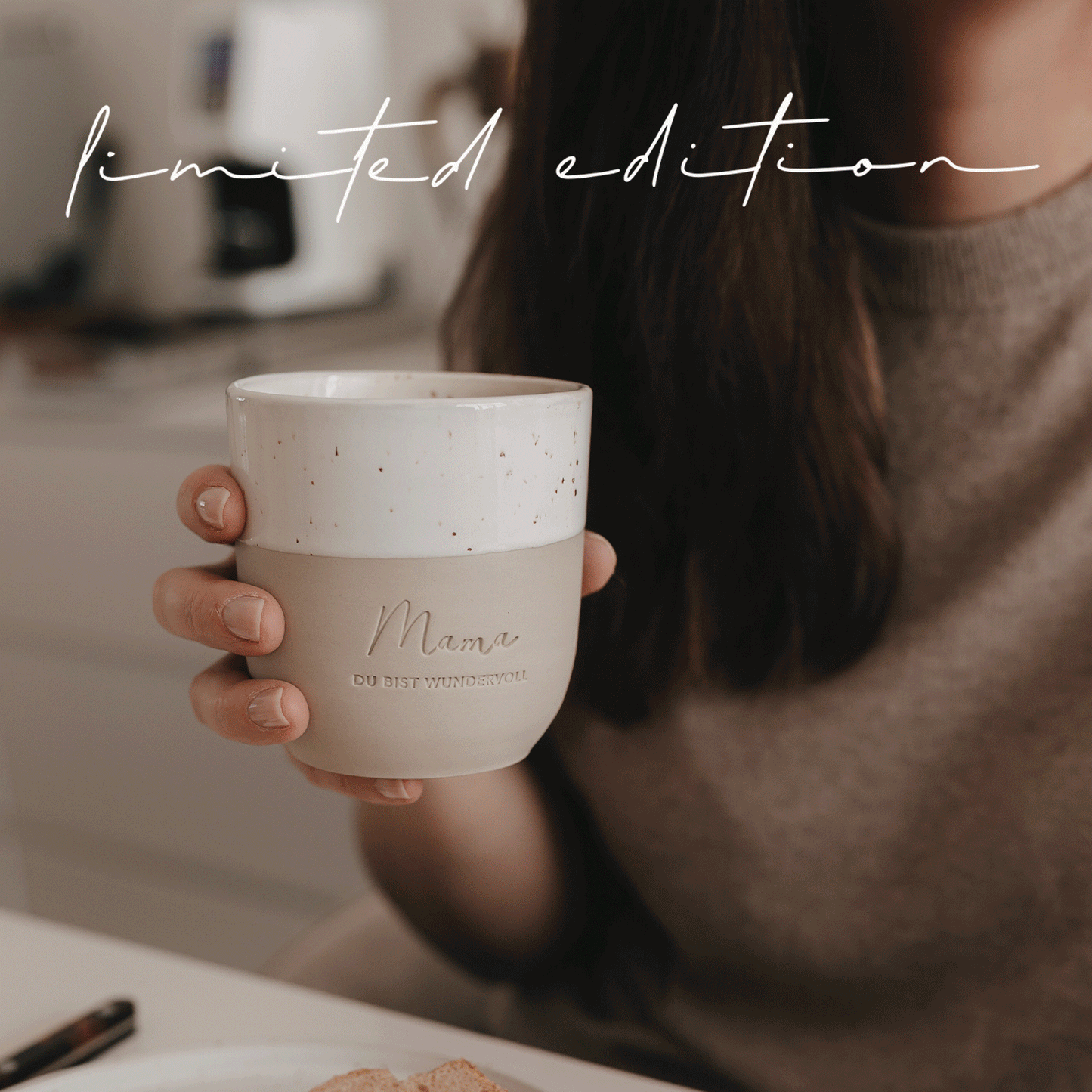 Limitierter Becher "Mama Du bist wundervoll" - Eulenschnitt