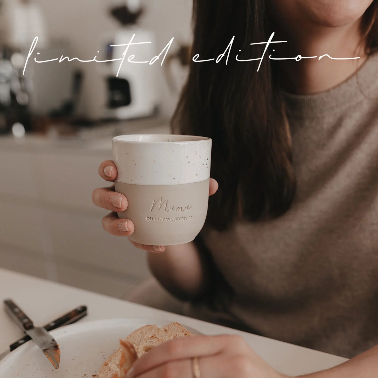 Limitierter Becher "Mama Du bist wundervoll" - Eulenschnitt