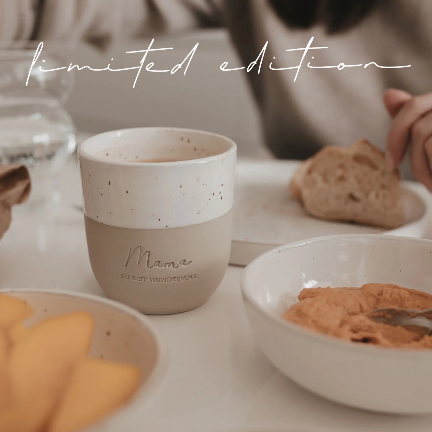 Limitierter Becher "Mama Du bist wundervoll" - Eulenschnitt