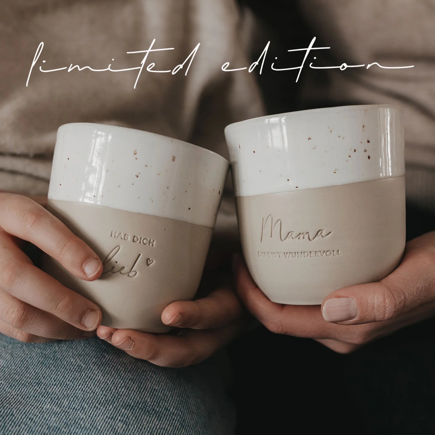 Limitierter Becher "Mama Du bist wundervoll" - Eulenschnitt