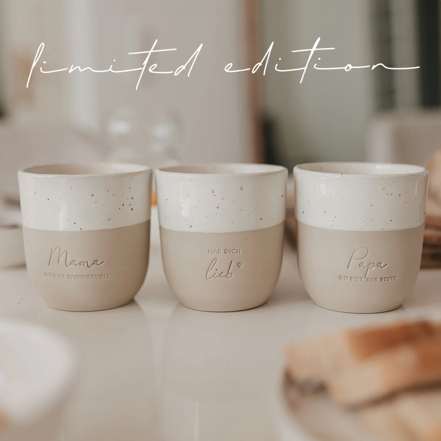 Limitierter Becher "Mama Du bist wundervoll" - Eulenschnitt