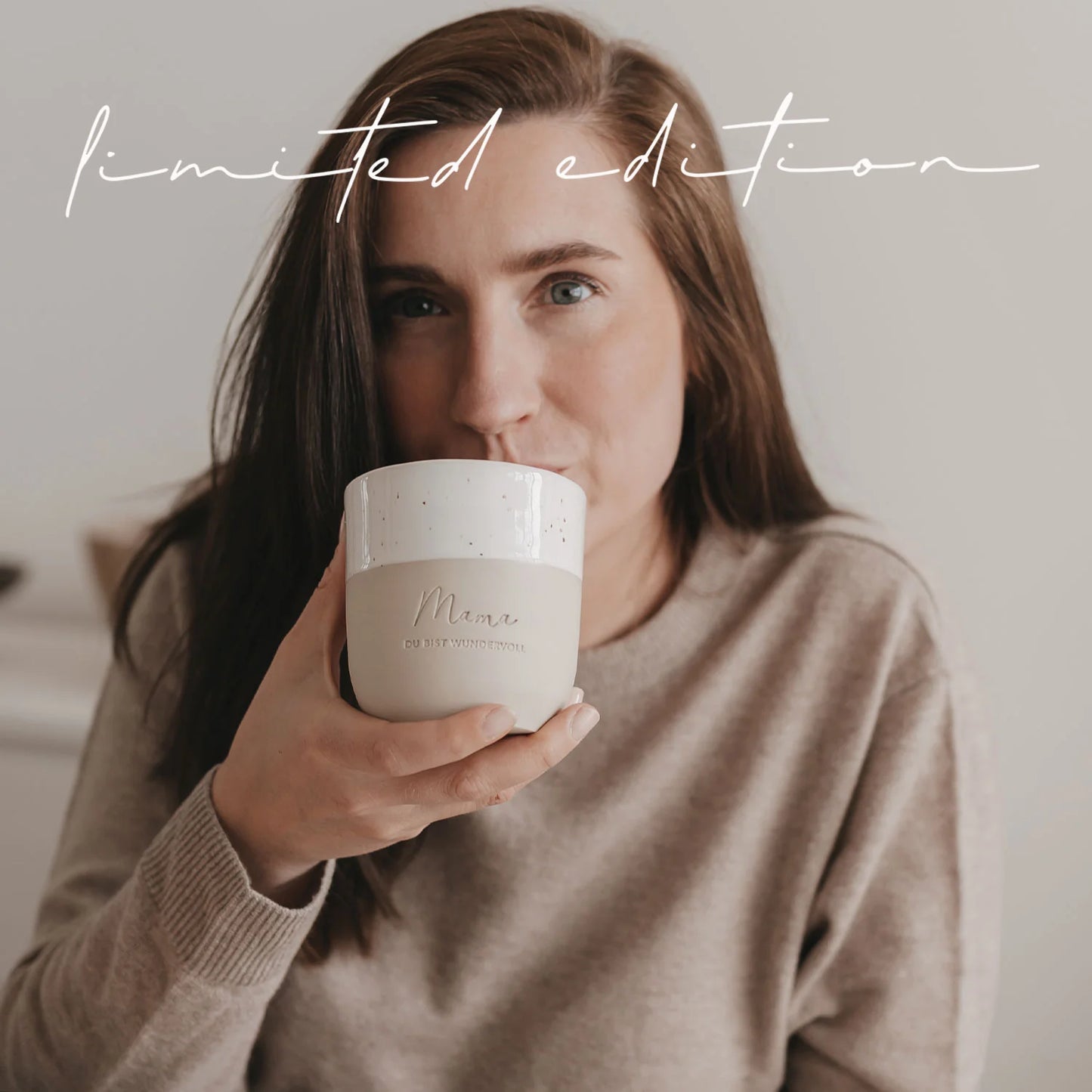 Limitierter Becher "Mama Du bist wundervoll" - Eulenschnitt