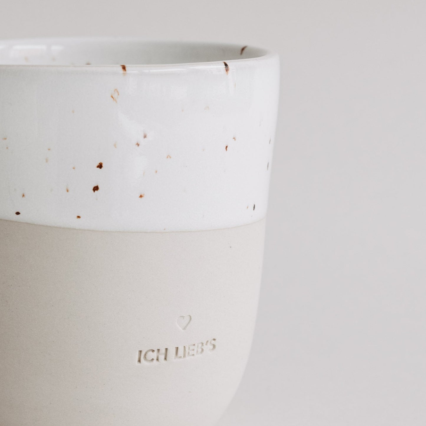 Becher Ich lieb´s - Eulenschnitt