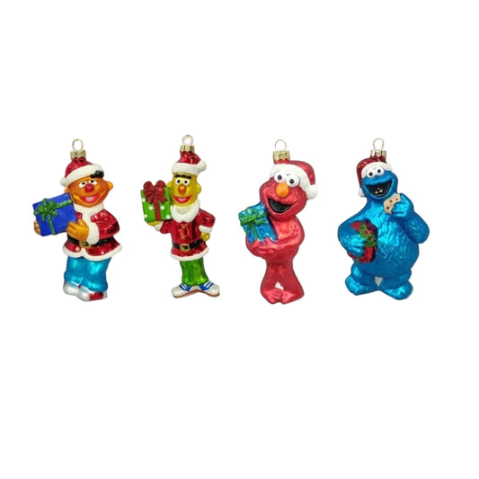Sesamfreunde Christbaumkugeln 4er Set - Lieferbar ab KW40