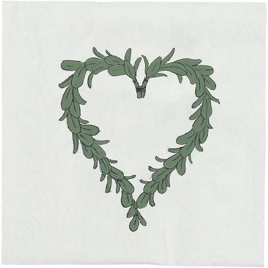 Servietten "Mistelzweig" - Ib Laursen