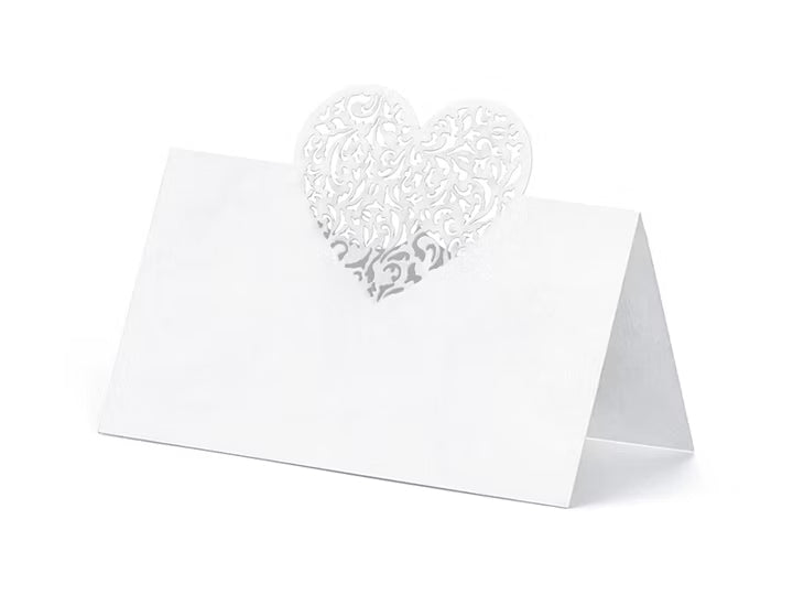 Namenskarte Herz Ornament