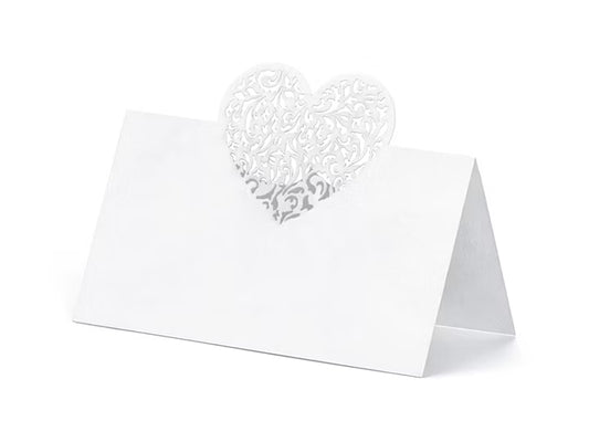 Namenskarte Herz Ornament