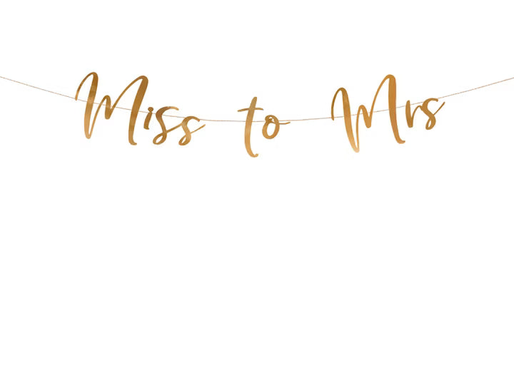 Girlande Miss to Mrs