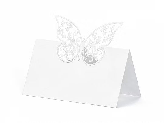 Namenskarte Schmetterling Ornament 20 Stk