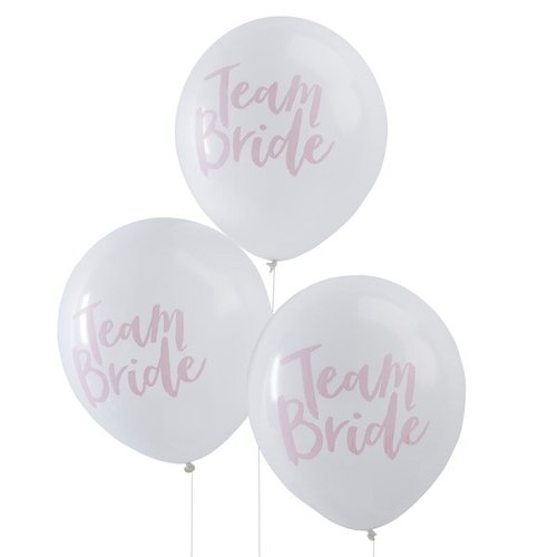 Ballons "Team Bride" 10 Stück