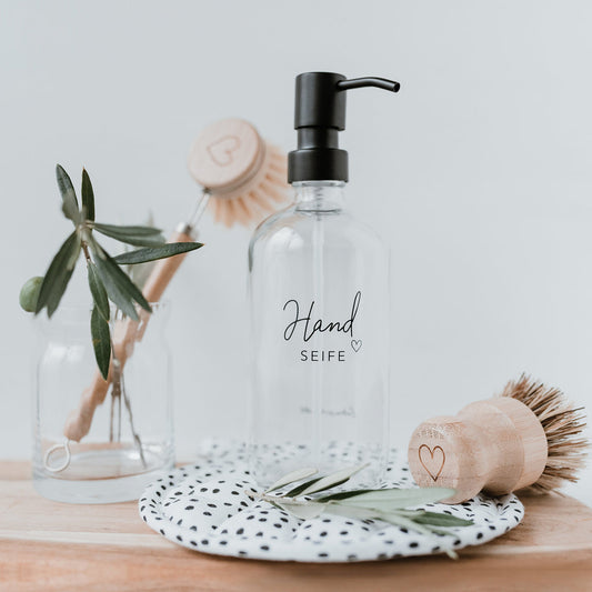 Seifenspender Handseife transparent - Eulenschnitt