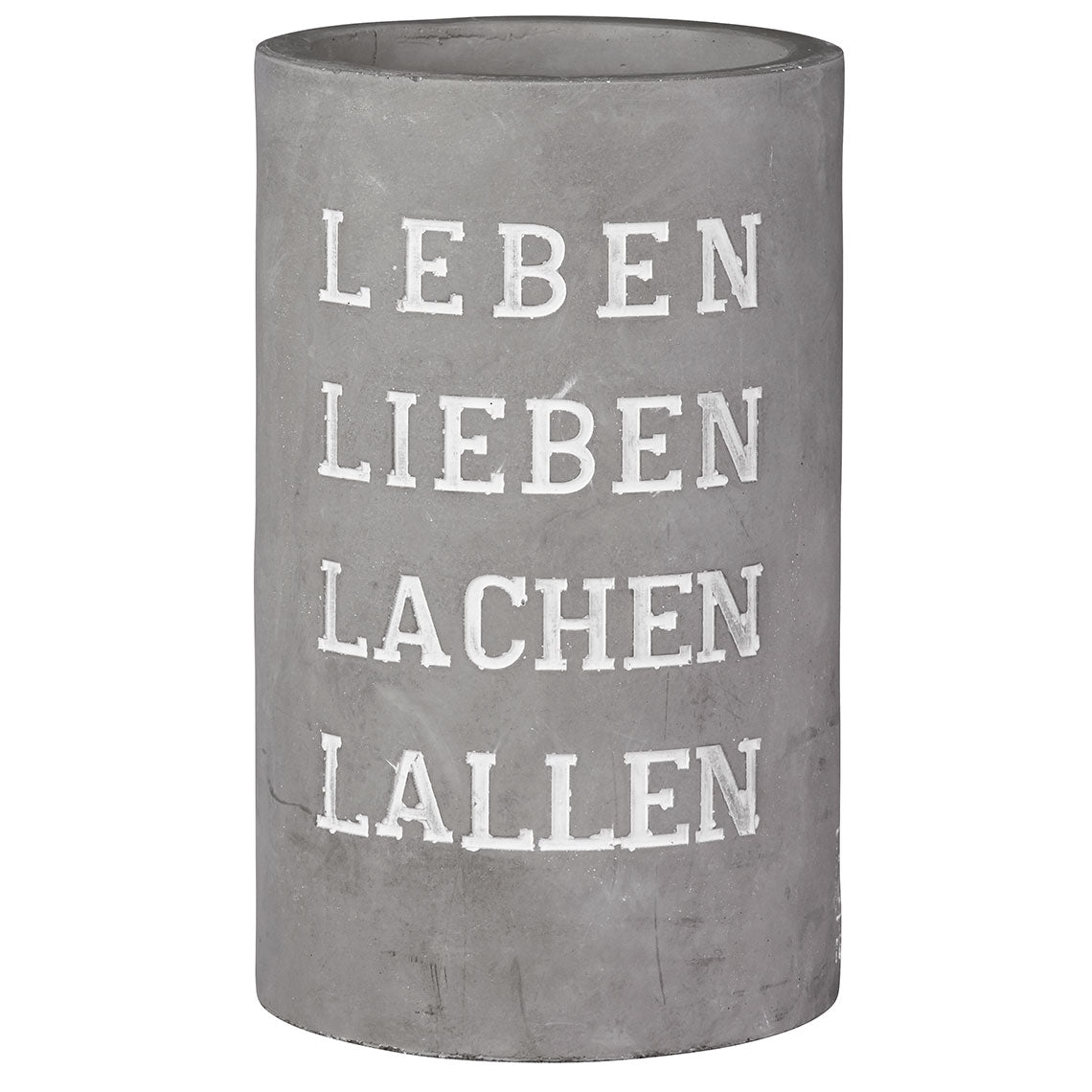 Weinkühler "Leben, Lieben, Lachen, Lallen" - Räder