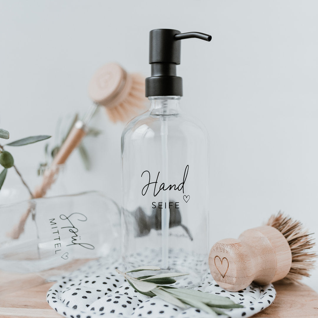 Seifenspender Handseife transparent - Eulenschnitt