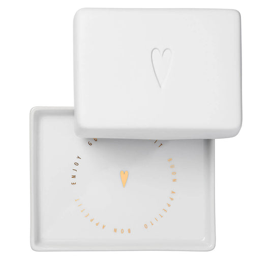 Butterdose "Herz" - Räder