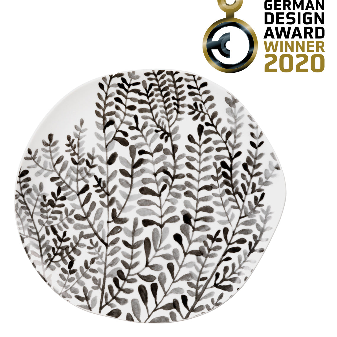 Mix & Match Teller "Ranken" Mittelgroß - Räder