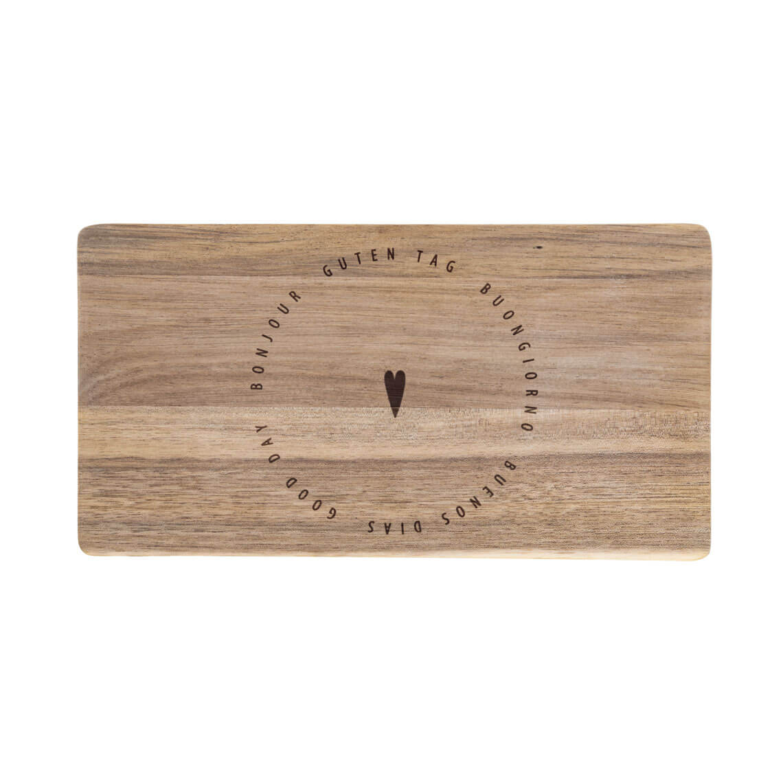 Brettchen "Guten Tag 3 Sprachig" - Räder