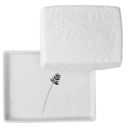 Mix & Match Butterdose "Farnblatt" - Räder