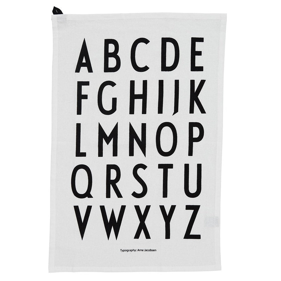 Geschirrtuch weiß - Design Letters