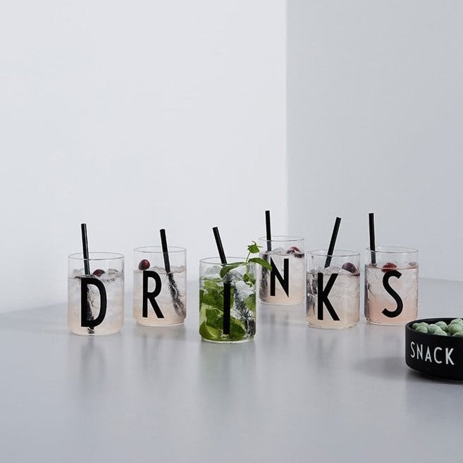 Design Letters Trinkglas F - Design Letters