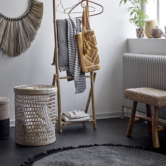 Korb groß mit Deckel Natur - Bloomingville