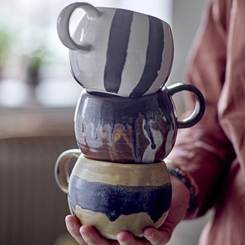 Serina Becher gestreift - Bloomingville