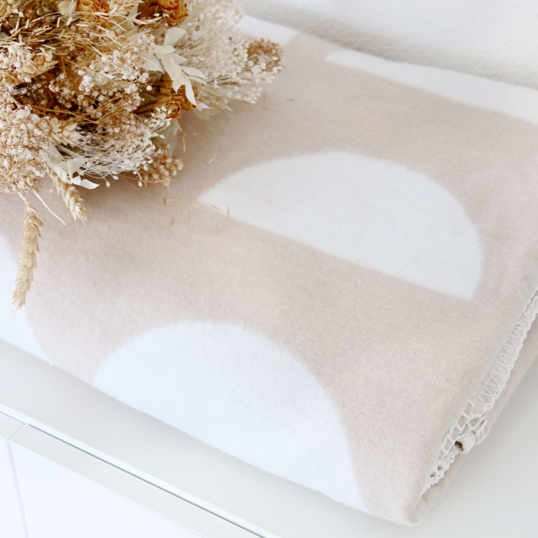 Kuscheldecke creme-weiß - Riema