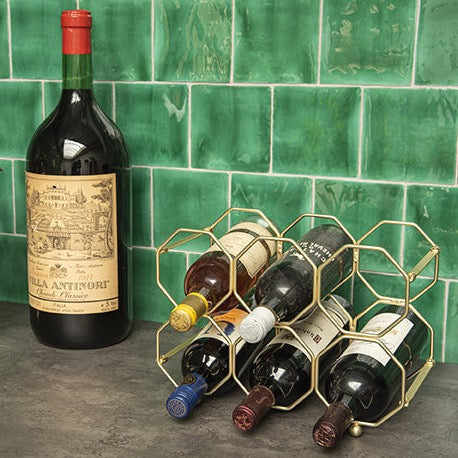 Weinregal Honeycomb gold - Present Time