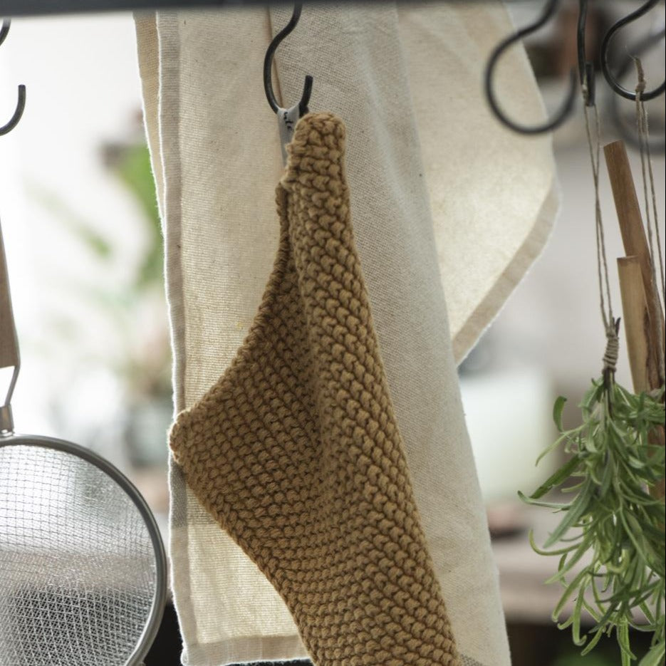 Topflappen Mynte Mustard - Ib Laursen